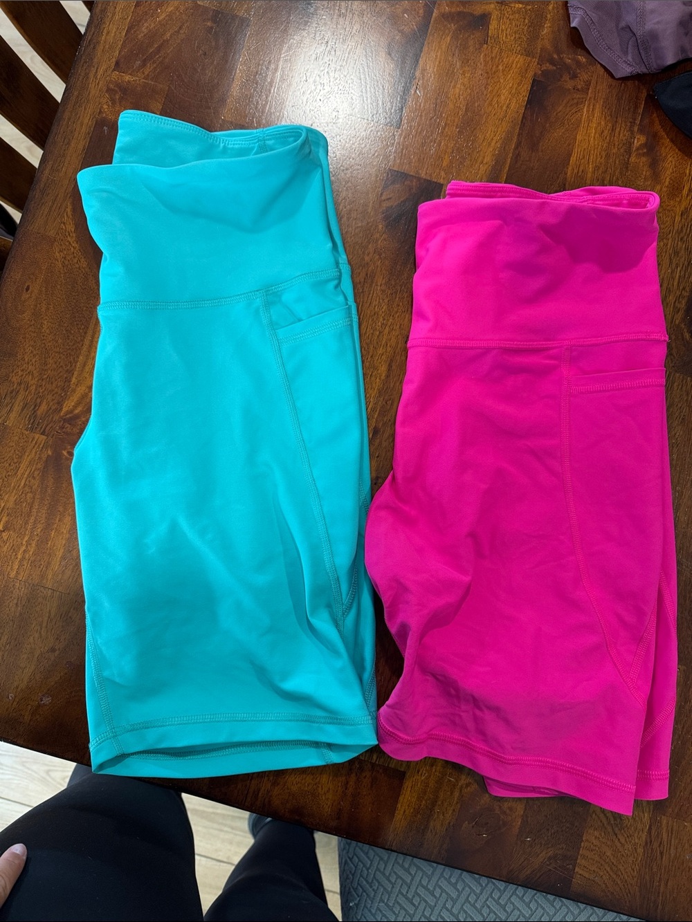 Old Navy Athletic Skort with Built-In Shorts - Turquoise & Hot Pink